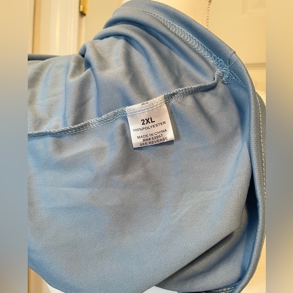 Galaxy By Harvic Athletic Moisture Wicking Fabric Blue Men’s Tank Top XXL - Picture 9 of 10